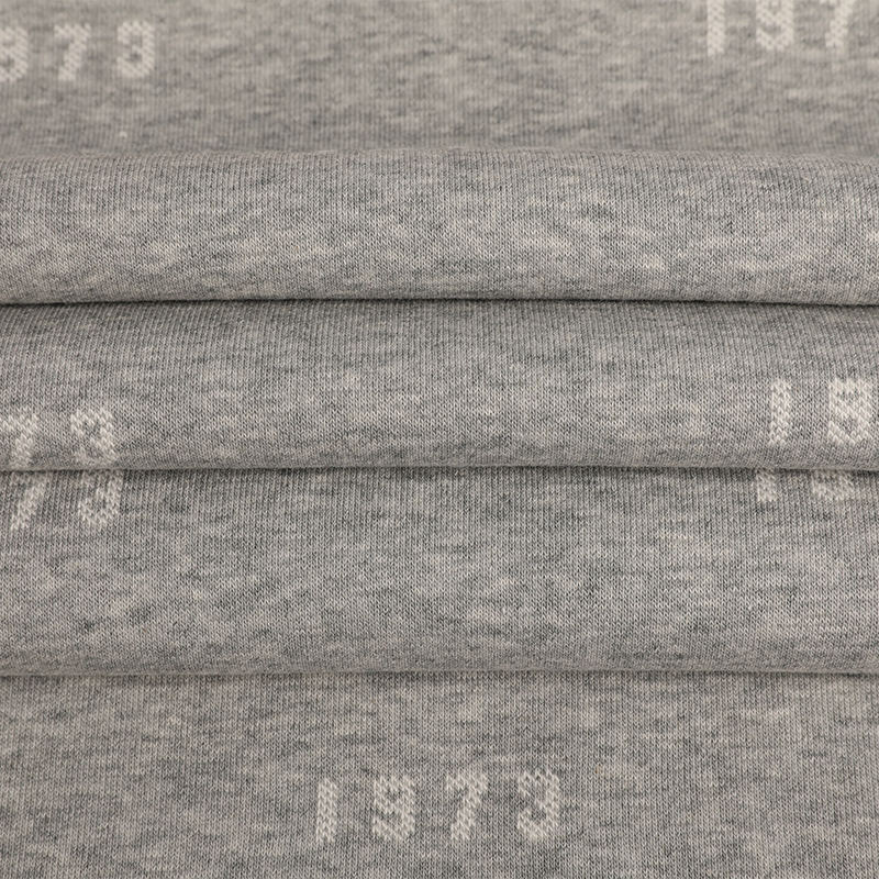 32s Celese + 100D/36F Recycled Polyester + 10s Celese Jacquard Fleece Fabric