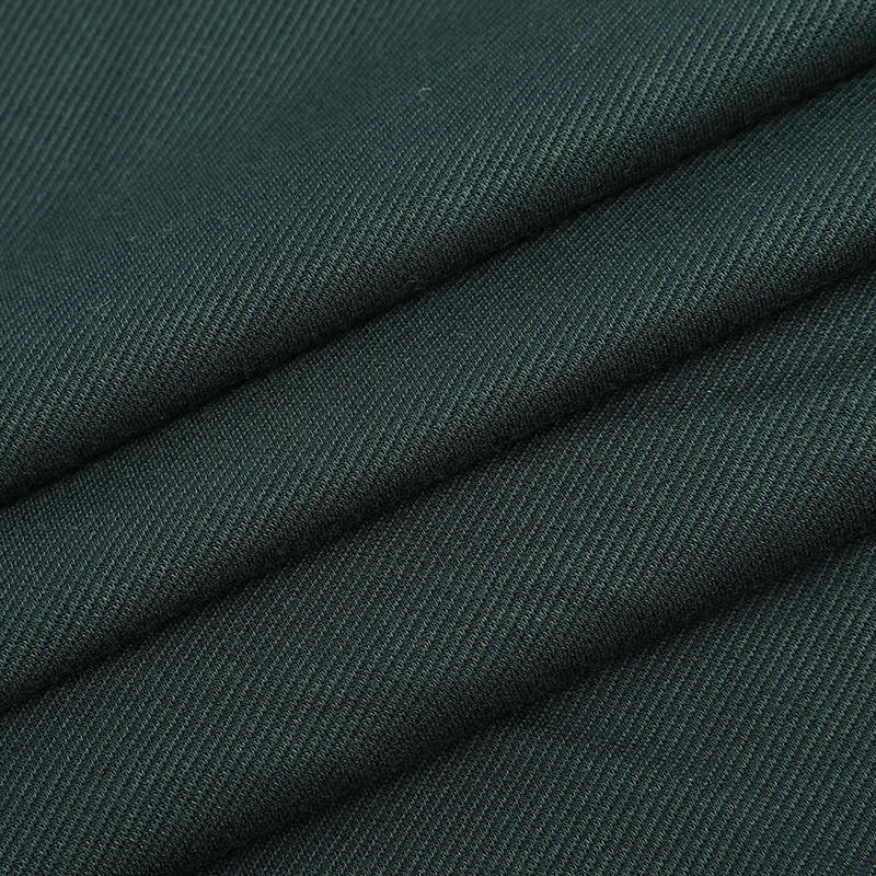 40s R + 75/40 Polyester Covered Spandex Double-Sided Twill Fabric
