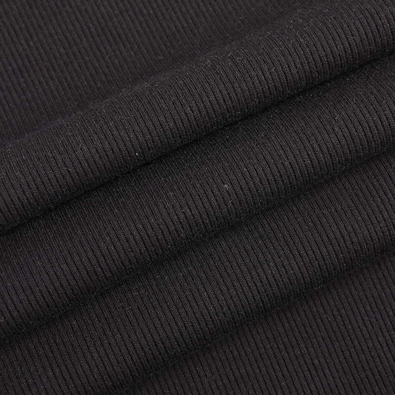 21s T/R + 30D Full-Plated 2x2 Spandex Rib Knit